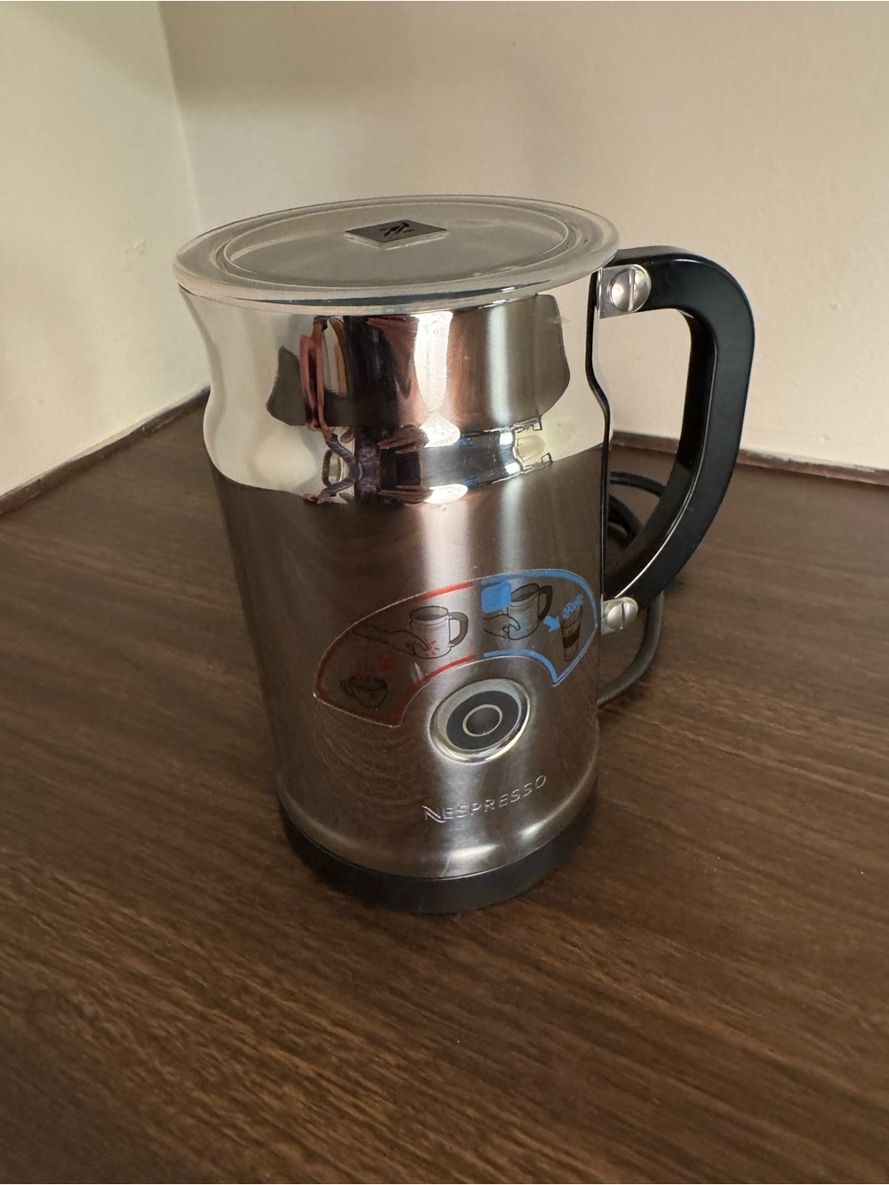 Nespresso Aeroccino+ Plus 3192-US Stainless Electric Milk Frother